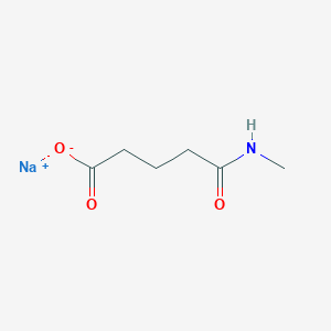 molecular formula C6H10NNaO3 B1404876 Sodium 4-(methylcarbamoyl)butanoate CAS No. 1443981-40-5