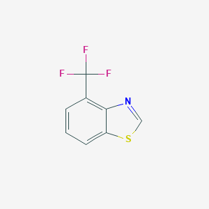 molecular formula C8H4F3NS B140488 4-(Trifluoromethyl)-1,3-benzothiazole CAS No. 131106-69-9