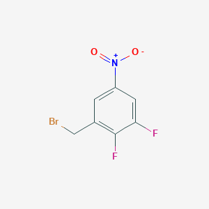 molecular formula C7H4BrF2NO2 B1404883 2,3-Difluoro-5-nitrobenzyl bromide CAS No. 1803787-14-5