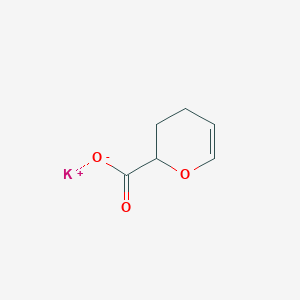 molecular formula C6H7KO3 B1404887 potassium 3,4-dihydro-2H-pyran-2-carboxylate CAS No. 1432678-54-0