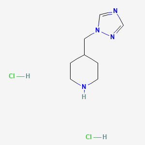4-(1H-1,2,4-triazol-1-ylmethyl)piperidine dihydrochloride