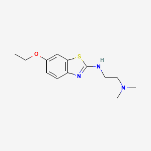 molecular formula C13H19N3OS B1404892 N1-(6-乙氧基苯并[d]噻唑-2-基)-N2,N2-二甲基乙烷-1,2-二胺 CAS No. 1396761-74-2