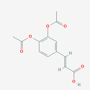 molecular formula C13H12O6 B140490 3,4-Diacetoxycinnamic acid CAS No. 88623-81-8