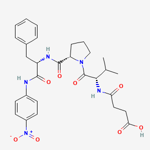 molecular formula C29H35N5O8 B1404900 Suc-val-pro-phe-pna 