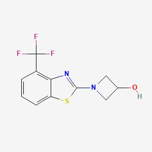 1-(4-(Trifluoromethyl)benzo[d]thiazol-2-yl)azetidin-3-ol