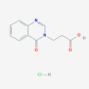 3-(4-oxoquinazolin-3(4H)-yl)propanoic acid hydrochloride