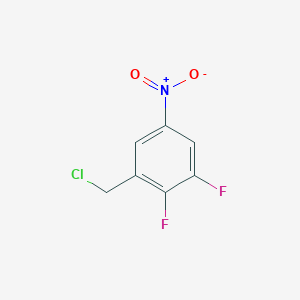 molecular formula C7H4ClF2NO2 B1404917 2,3-二氟-5-硝基苄基氯 CAS No. 1805063-70-0