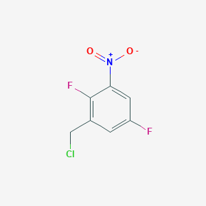 molecular formula C7H4ClF2NO2 B1404925 2,5-Difluoro-3-nitrobenzyl chloride CAS No. 1803730-72-4
