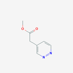 Methyl 2-(pyridazin-4-YL)acetate