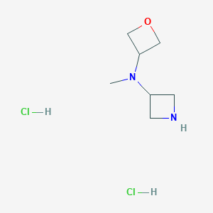 molecular formula C7H16Cl2N2O B1404947 N-Methyl-N-(oxetan-3-YL)azetidin-3-amine dihydrochloride CAS No. 1403767-34-9