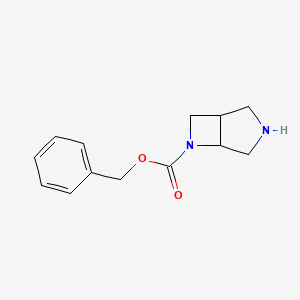 molecular formula C13H16N2O2 B1404948 6-Cbz-3,6-diaza-bicyclo[3.2.0]heptane CAS No. 1286754-54-8