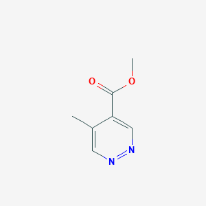 molecular formula C7H8N2O2 B1404959 Methyl 5-methylpyridazine-4-carboxylate CAS No. 1363383-02-1