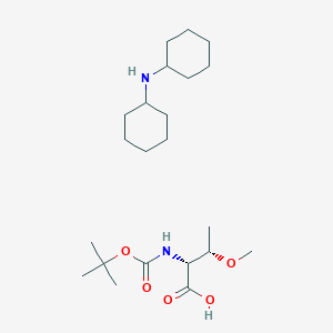 molecular formula C22H42N2O5 B14049619 Boc-D-Thr(Me)-OH.DCHA 