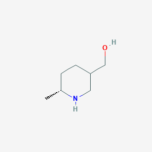 molecular formula C7H15NO B14049623 ((6R)-6-Methylpiperidin-3-yl)methanol 