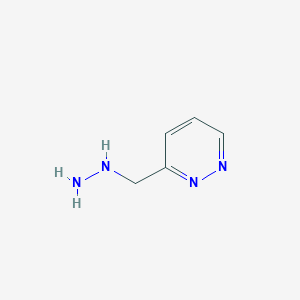 molecular formula C5H8N4 B1404971 3-(Hydrazinylmethyl)pyridazine CAS No. 1333245-18-3