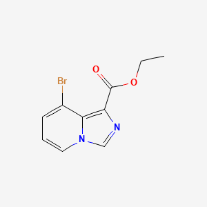 molecular formula C10H9BrN2O2 B1404976 Ethyl 8-bromoimidazo[1,5-A]pyridine-1-carboxylate CAS No. 1363382-16-4