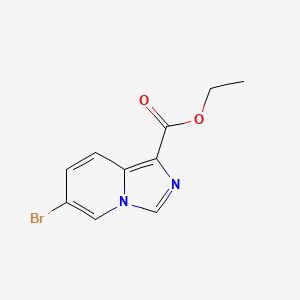 molecular formula C10H9BrN2O2 B1404996 Ethyl 6-bromoimidazo[1,5-A]pyridine-1-carboxylate CAS No. 1363380-47-5
