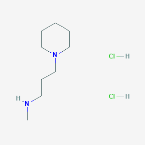 molecular formula C9H22Cl2N2 B14050006 n-Methyl-3-piperidin-1-ylpropan-1-amine dihydrochloride 