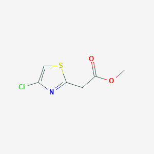 molecular formula C6H6ClNO2S B1405020 Methyl (4-chloro-thiazol-2-yl)acetate CAS No. 1392804-93-1