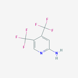 4,5-Bis-trifluoromethyl-pyridin-2-ylamine
