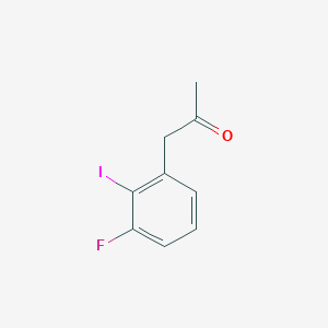 molecular formula C9H8FIO B14050331 1-(3-Fluoro-2-iodophenyl)propan-2-one 