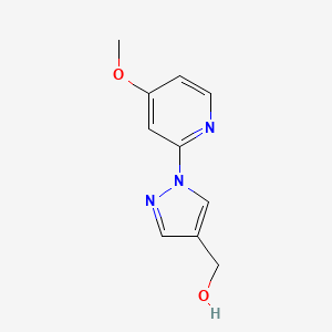 (1-(4-Methoxypyridin-2-yl)-1H-pyrazol-4-yl)methanol