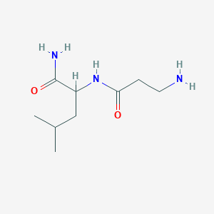 molecular formula C9H19N3O2 B1405051 L-Leucinamide, beta-alanyl- CAS No. 807308-99-2