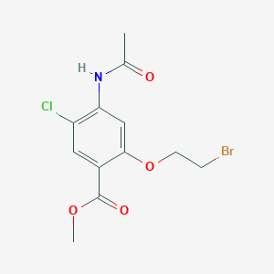 molecular formula C12H13BrClNO4 B14050578 Prucalopride impurityB 