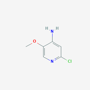 molecular formula C6H7ClN2O B1405075 2-Chloro-5-methoxypyridin-4-amine CAS No. 1227586-39-1