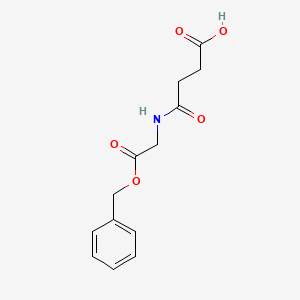molecular formula C13H15NO5 B1405077 N-苄氧羰基甲基-琥珀酰胺酸 CAS No. 147984-94-9