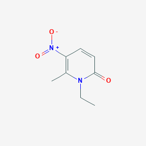 molecular formula C8H10N2O3 B1405080 1-Ethyl-6-methyl-5-nitropyridin-2(1H)-one CAS No. 1624262-14-1