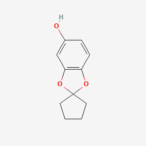 Spiro[1,3-benzodioxole-2,1'-cyclopentane]-6-ol