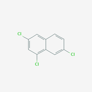 molecular formula C10H5Cl3 B140509 1,3,7-Trichloronaphthalene CAS No. 55720-37-1