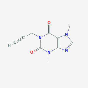 molecular formula C10H10N4O2 B014051 3,7-Dimethyl-1-propargylxanthine CAS No. 14114-46-6