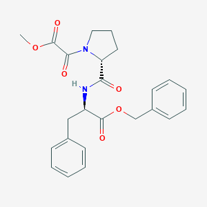 molecular formula C24H26N2O6 B140510 Carbomethoxycarbonyl-D-Pro-D-Phe-OBzl CAS No. 129988-00-7