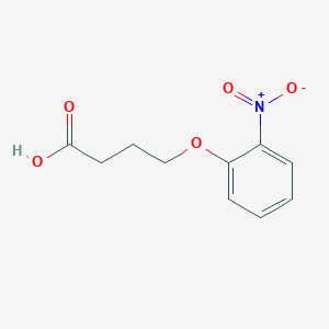 molecular formula C10H11NO5 B14051103 4-(2-Nitrophenoxy)butanoic acid 