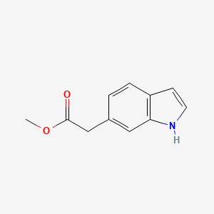 molecular formula C11H11NO2 B14051186 methyl 2-(1H-indol-6-yl)acetate 