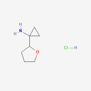 1-(Tetrahydrofuran-2-yl)cyclopropanamine hydrochloride