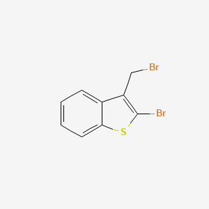 molecular formula C9H6Br2S B1405142 2-Bromo-3-(bromomethyl)-1-benzothiophene CAS No. 183861-05-4