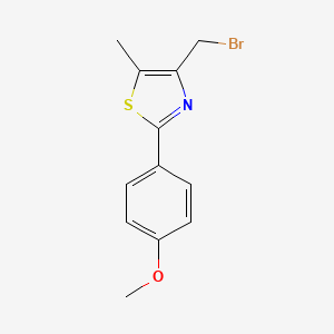 4-Bromomethyl-2-(4-methoxyphenyl)-5-methylthiazole