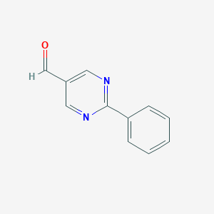 molecular formula C11H8N2O B140515 2-Phenylpyrimidine-5-carbaldehyde CAS No. 130161-46-5