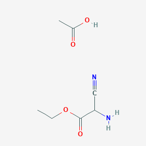 Ethyl 2-amino-2-cyanoacetate acetate