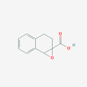 molecular formula C11H10O3 B1405157 1a,2,3,7b-Tetrahydronaphtho[1,2-b]oxirene-1a-carboxylic acid CAS No. 864130-77-8