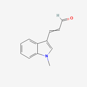3-(1-methyl-1H-indol-3-yl)prop-2-enal