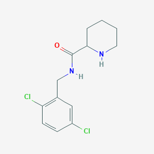 N-[(2,5-dichlorophenyl)methyl]piperidine-2-carboxamide