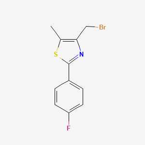 4-Bromomethyl-2-(4-fluorophenyl)-5-methylthiazole