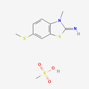 3-methyl-6-(methylthio)benzo[d]thiazol-2(3H)-imine methanesulfonate