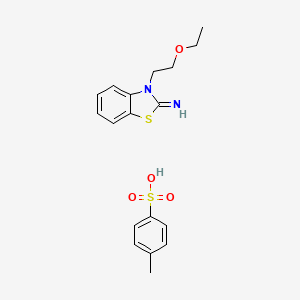 3-(2-ethoxyethyl)benzo[d]thiazol-2(3H)-imine 4-methylbenzenesulfonate