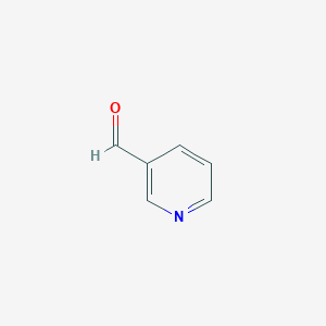 molecular formula C6H5NO B140518 3-Pyridinecarboxaldehyde CAS No. 500-22-1