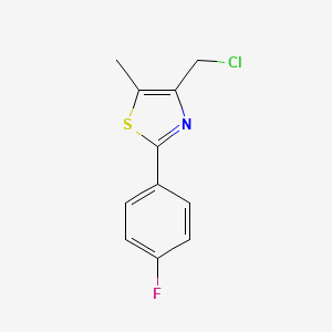 4-Chloromethyl-2-(4-fluorophenyl)-5-methylthiazole